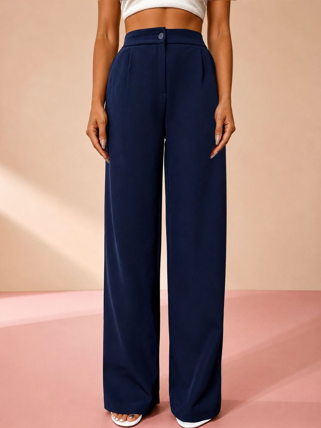 Neon Femme Women High-Rise Trousers