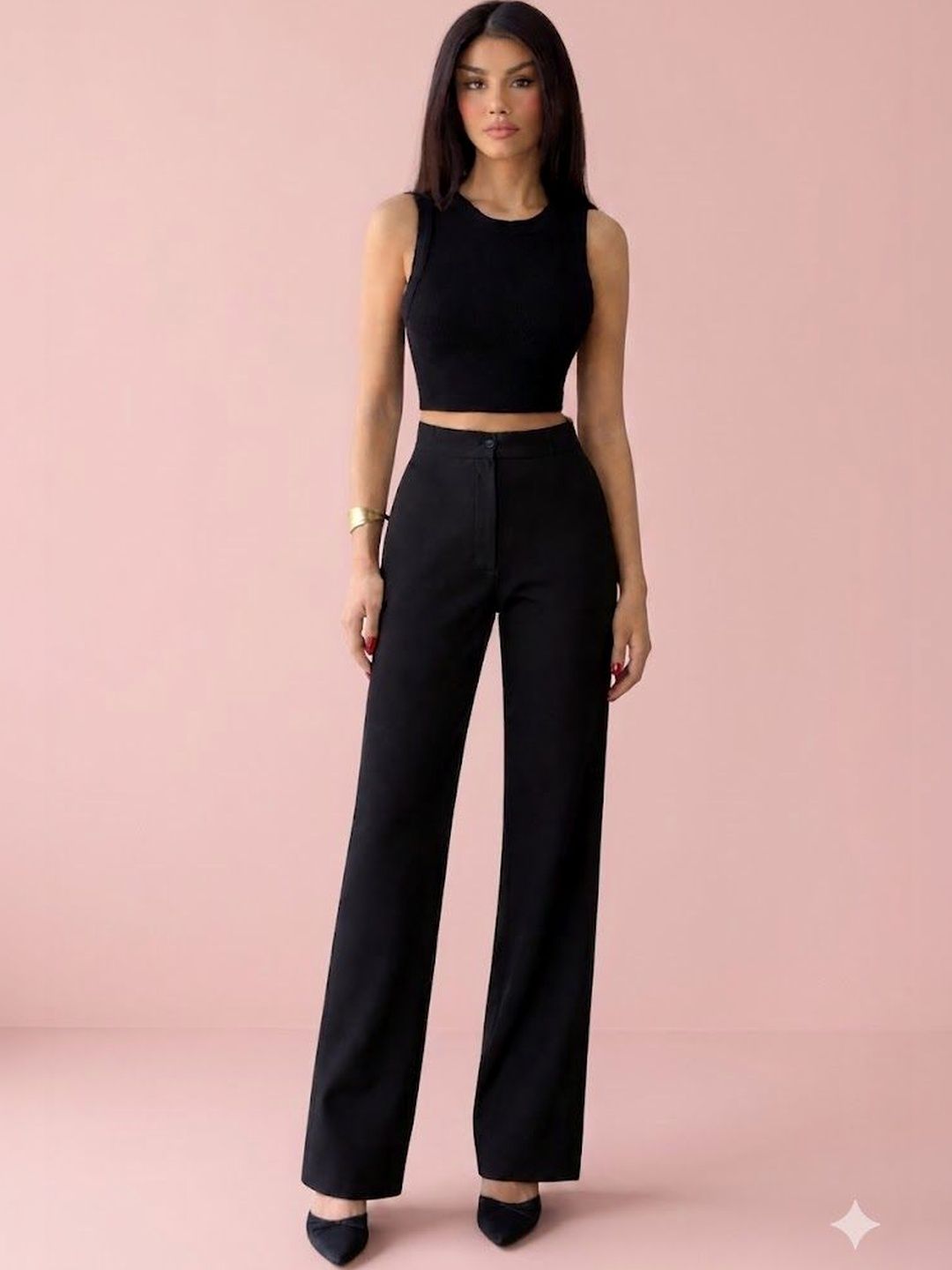 Neon Femme Women High-Rise Trousers