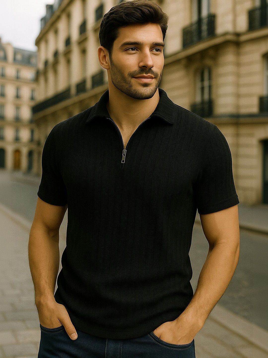 Kook N Keech Men Polo Collar T-shirt