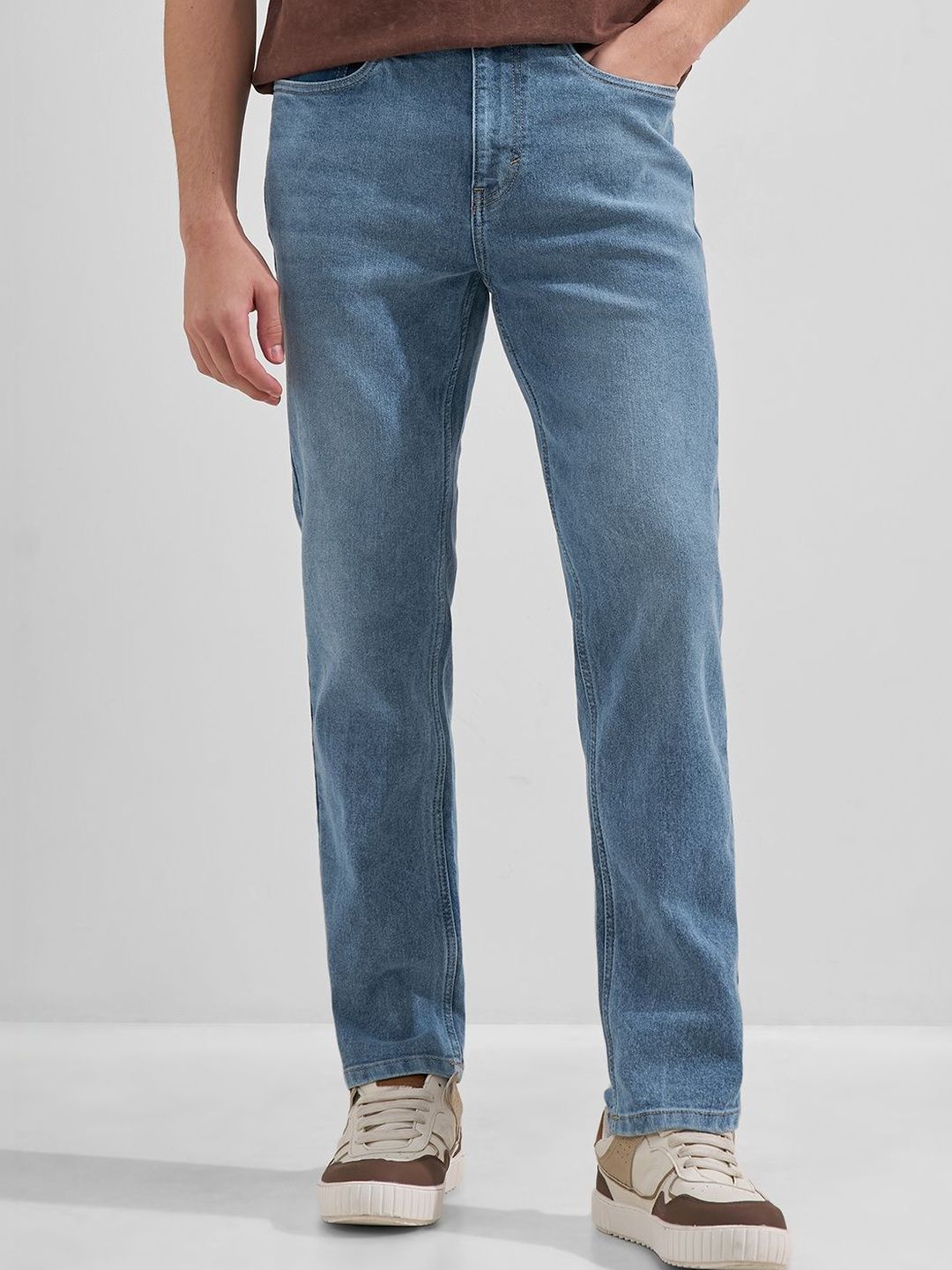 HIGHLANDER Men Slim Fit Mid-Rise Jeans