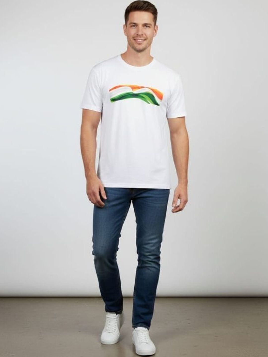 Dezin Men Printed T-shirt