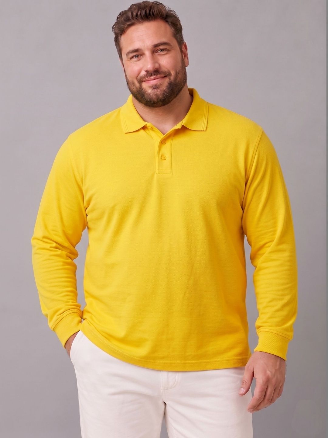 Mast & Harbour Men Polo Collar T-shirt