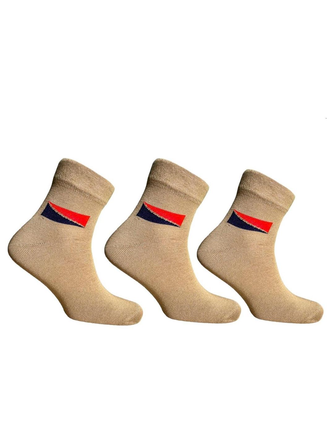 akeet trend Men Pack of 3 Cotton Assorted Patterned Ankle Length Socks