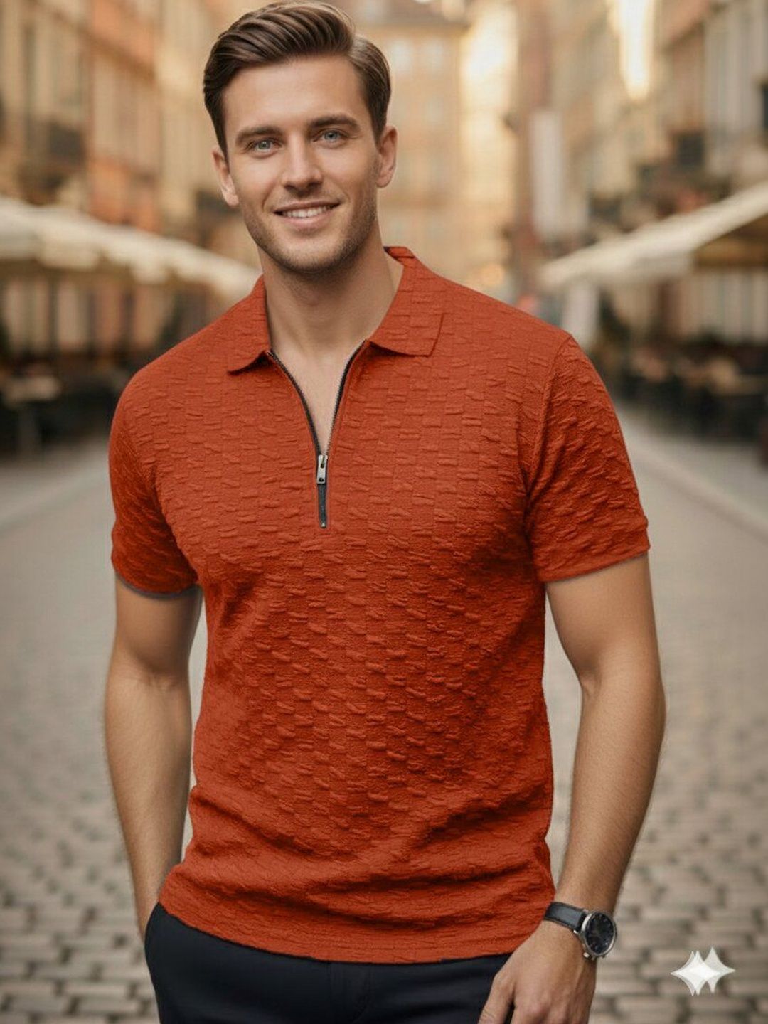 Kook N Keech Men Polo Collar T-shirt