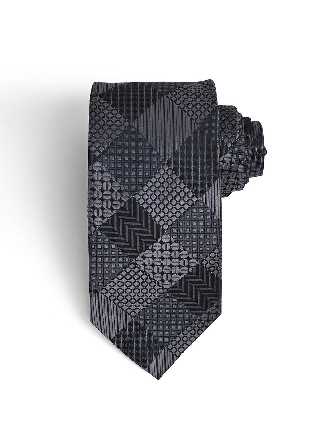 Cazzano Men Checked Skinny Tie