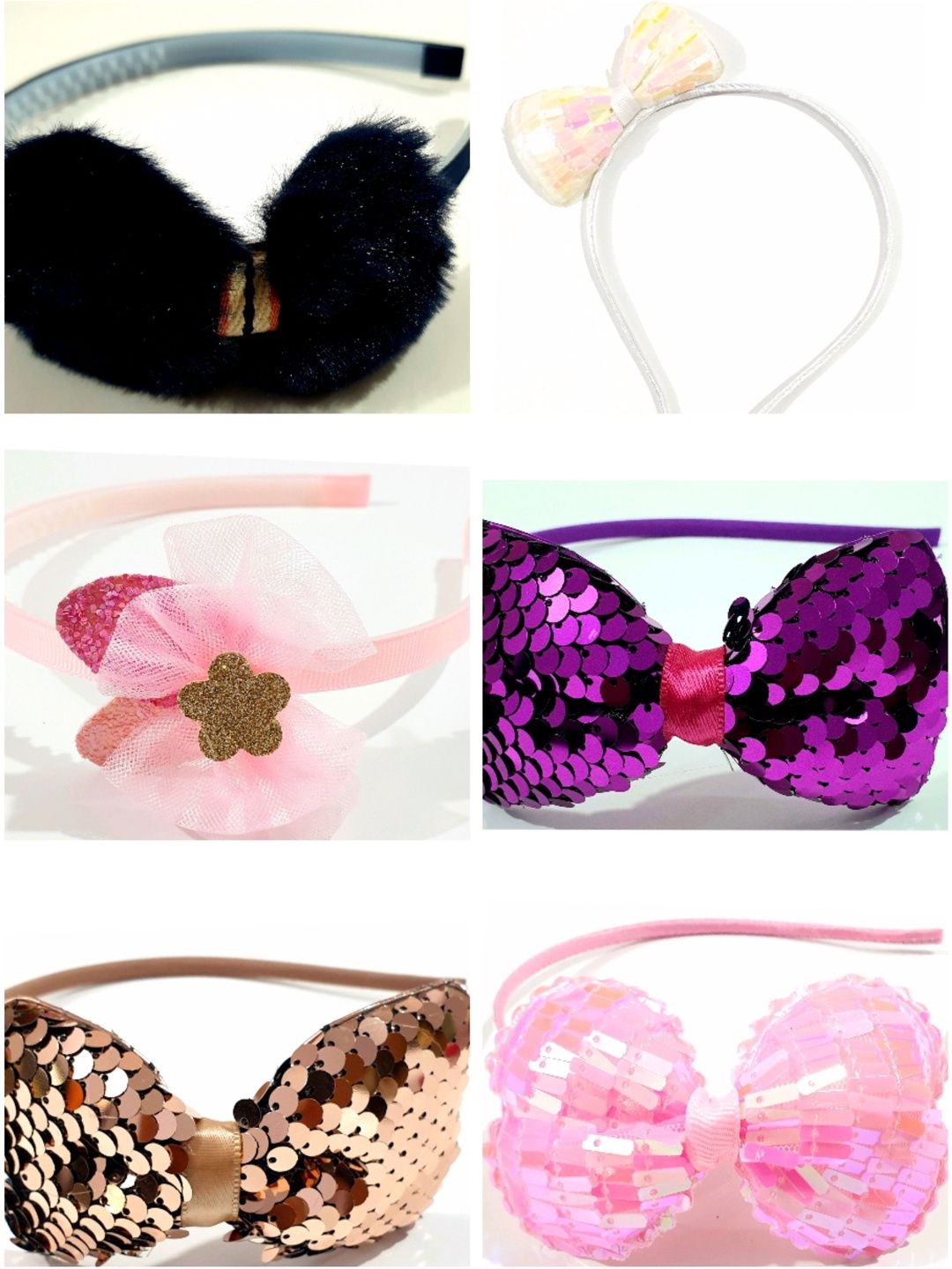 Myra Collection Girls Set of 6 Hairband