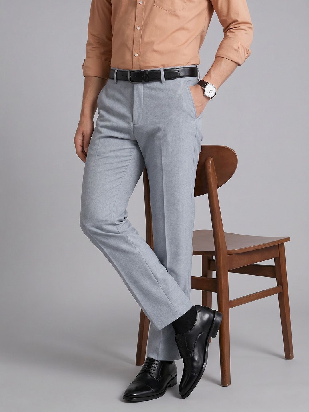 Arrow Arrow Men Tapered Fit Formal Trousers