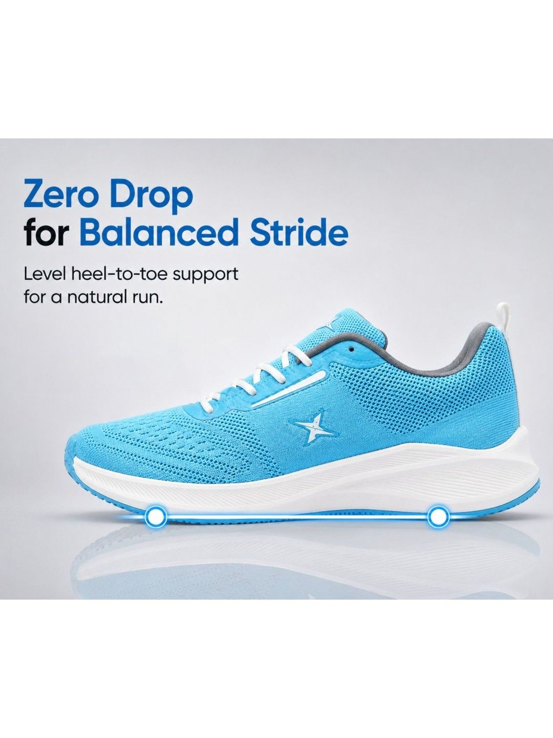 KRAASA Men Textile Running Non-Marking Shoes