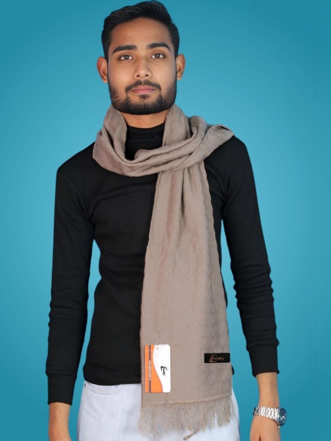 MHAX Men Merino Wool Mufflers
