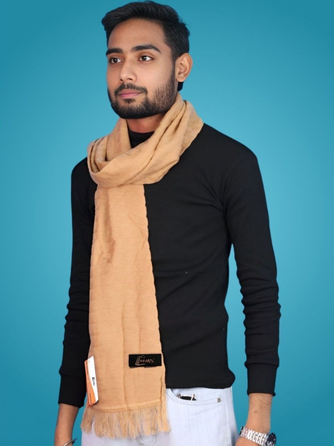 MHAX Men Merino Wool Mufflers