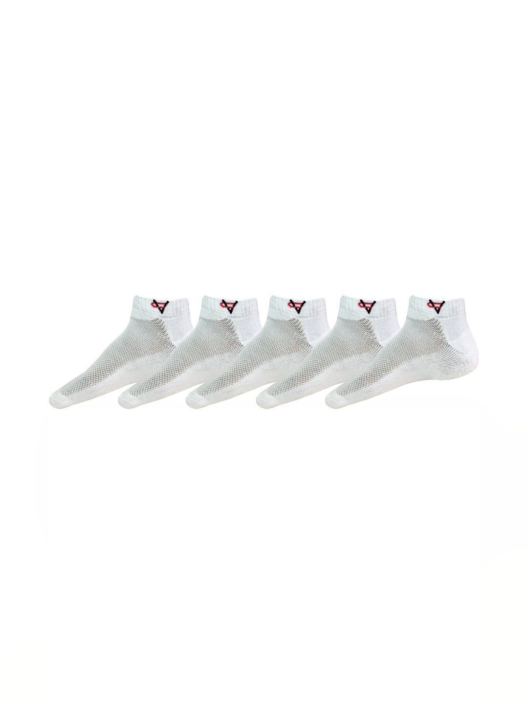 VIPUN Men Pack of 5 Cotton Patterned Ankle Length Socks