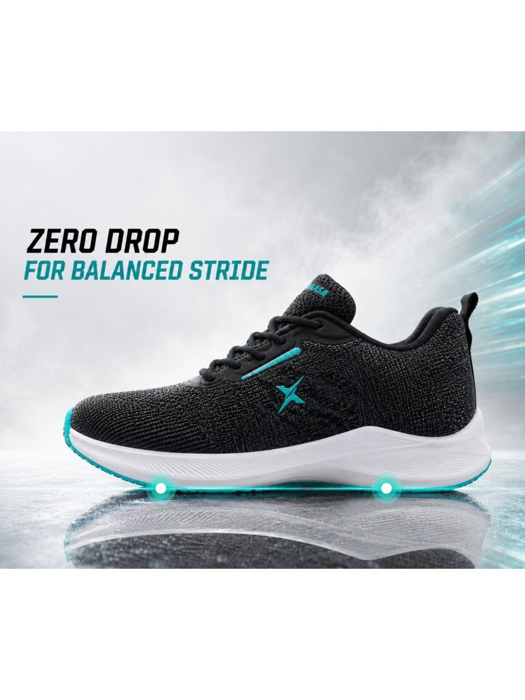 KRAASA Men Textile Running Non-Marking Shoes