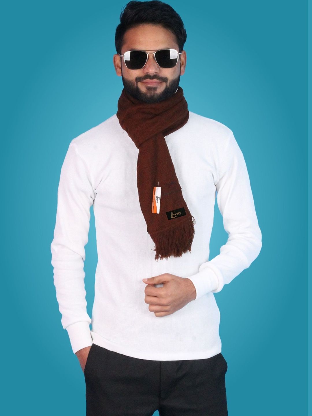 MHAX Men Merino Wool Mufflers