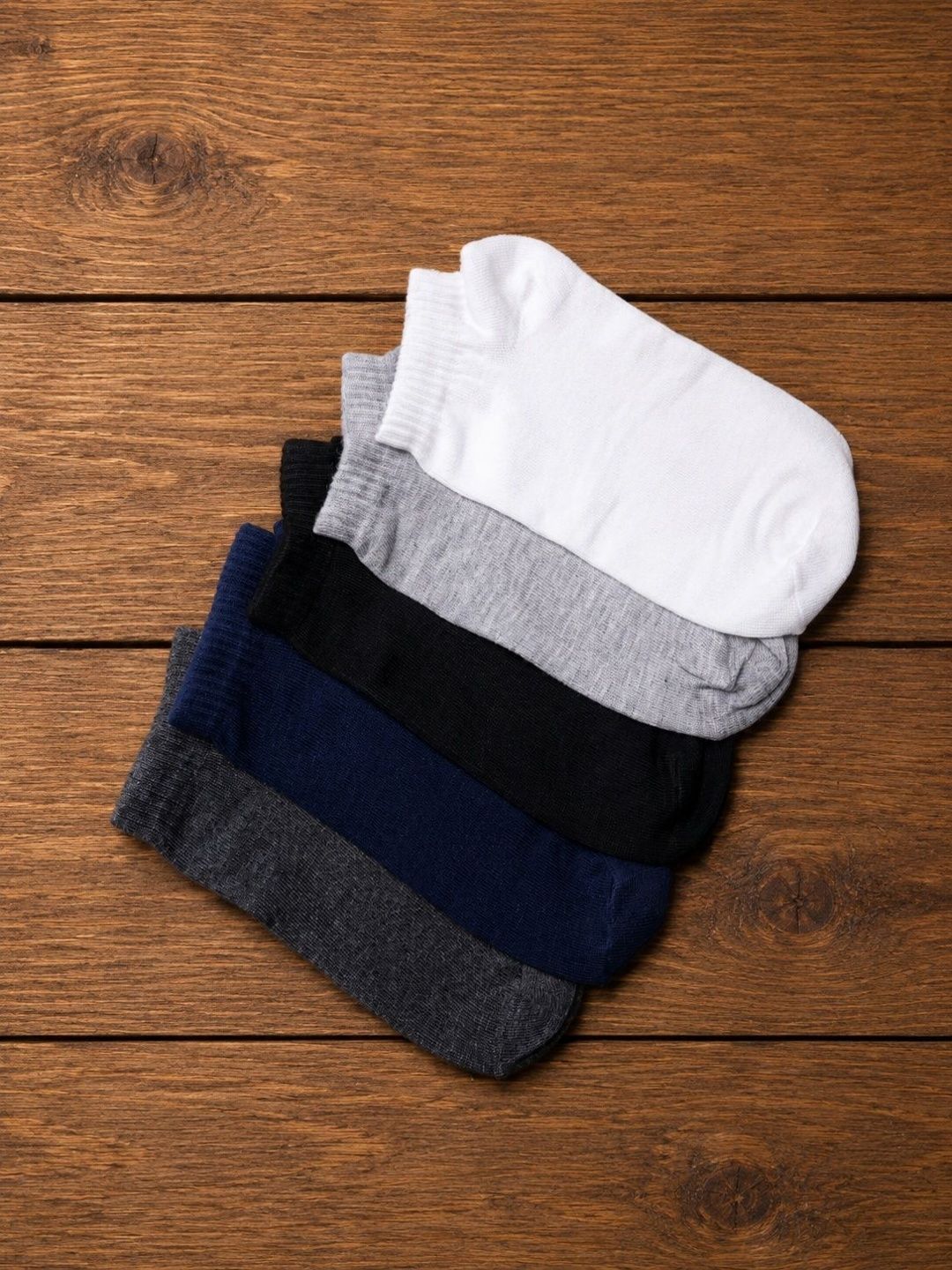 Sloxie Unisex Pack of 5 Cotton Shoe Liners Socks