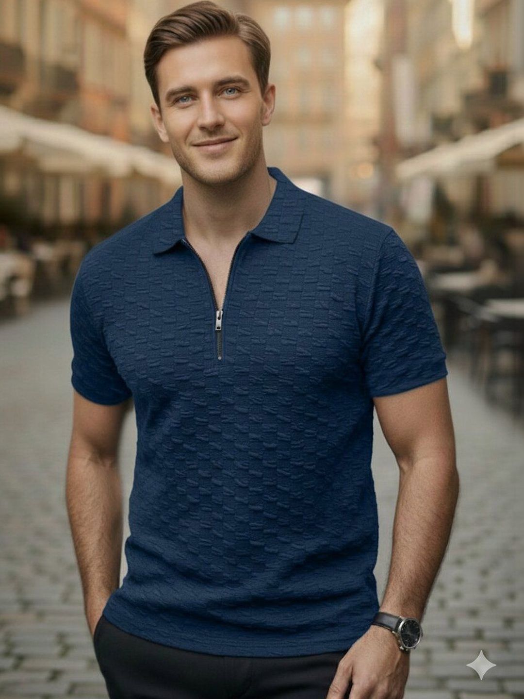 Kook N Keech Men Polo Collar T-shirt