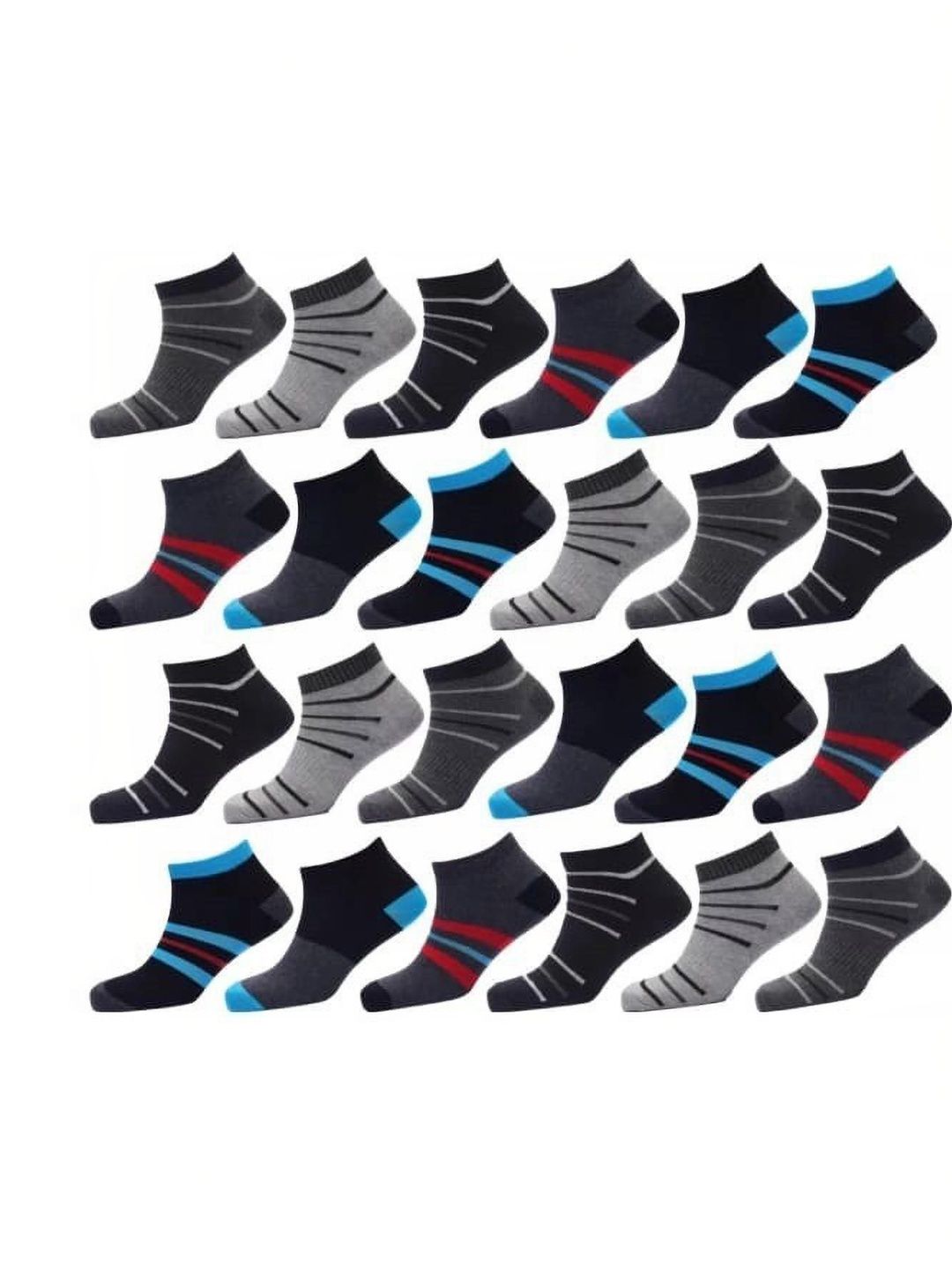 GARUN Men Cotton Patterned Ankle Length Socks