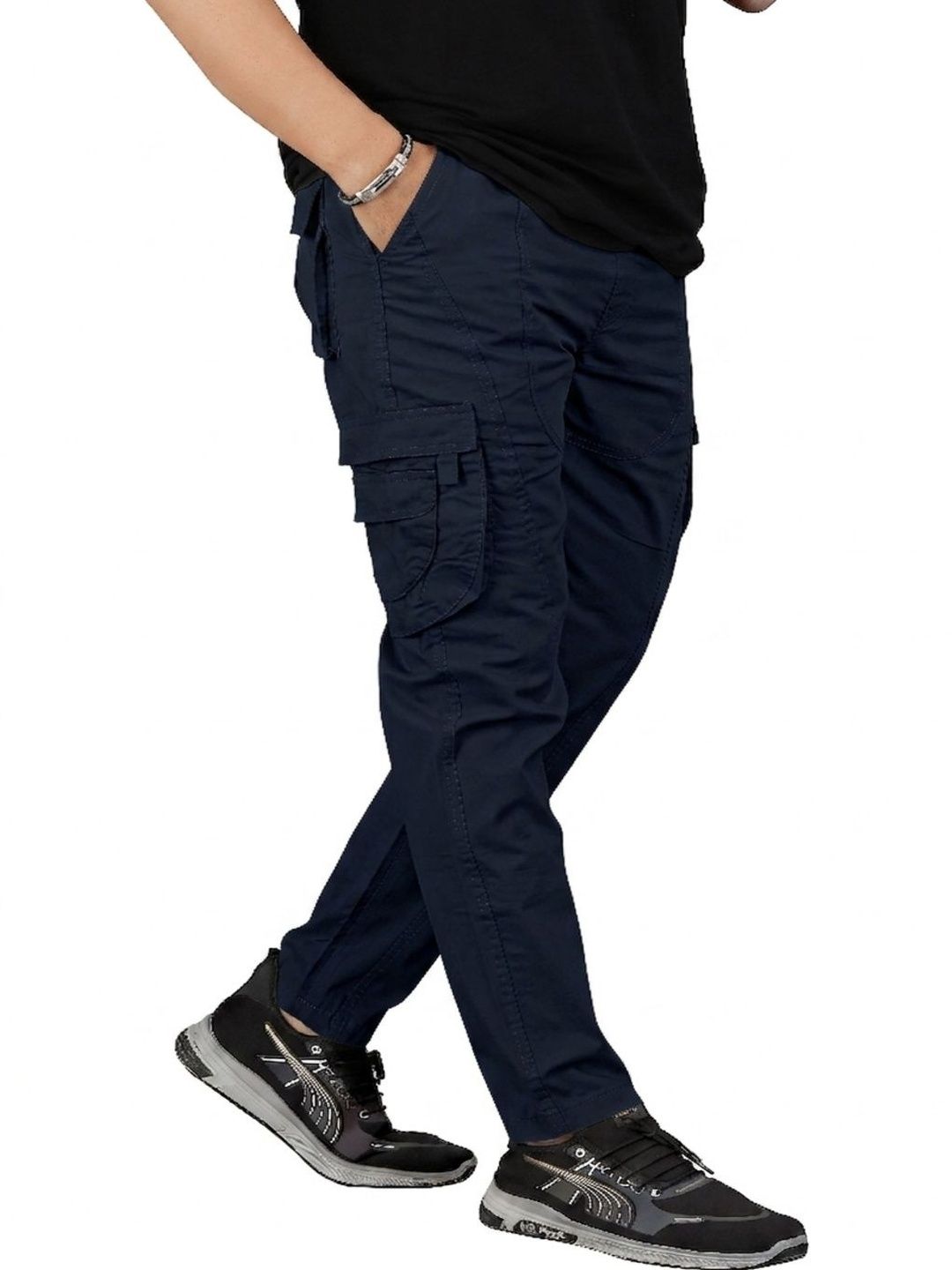 R.Code by The Roadster Life Co. Men Comfort Cargos Trousers