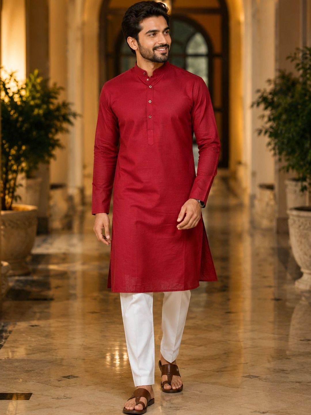 DEVOILER Men Kurta