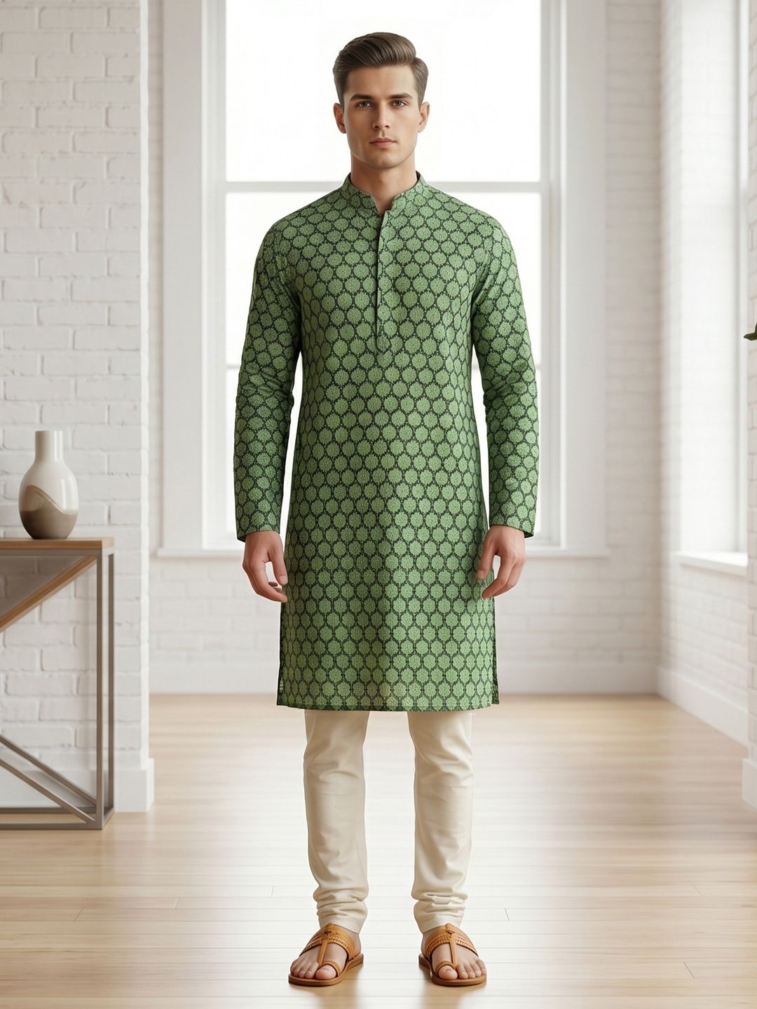 Suramya Virasat Men Ethnic Motifs Printed Indie Prints Kurta