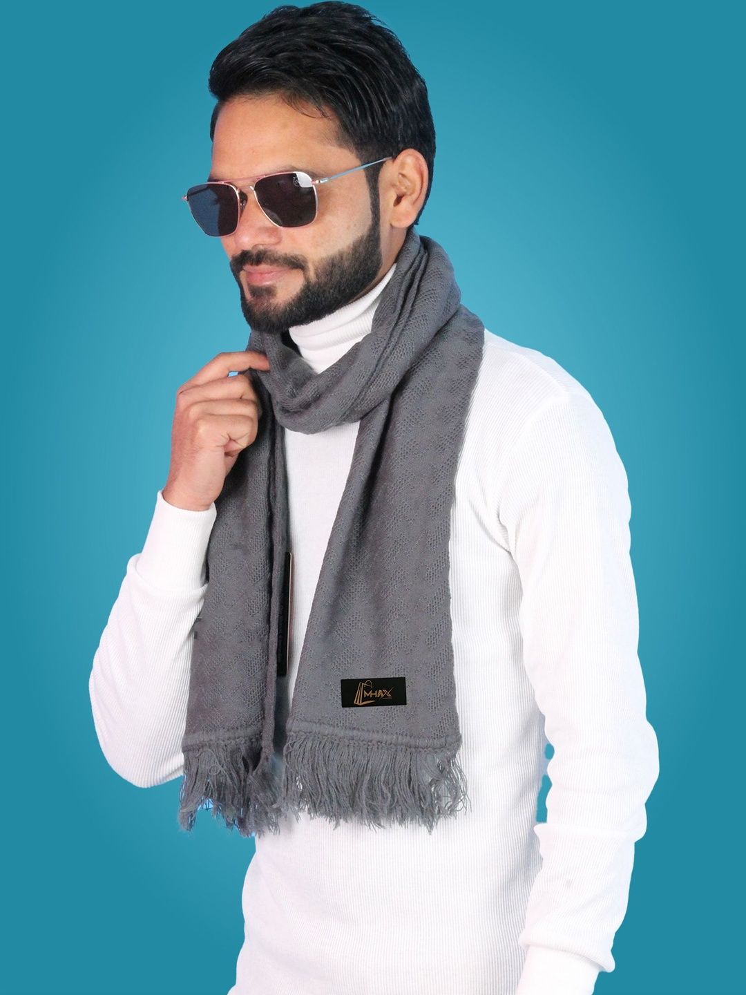 MHAX Men Merino Wool Mufflers