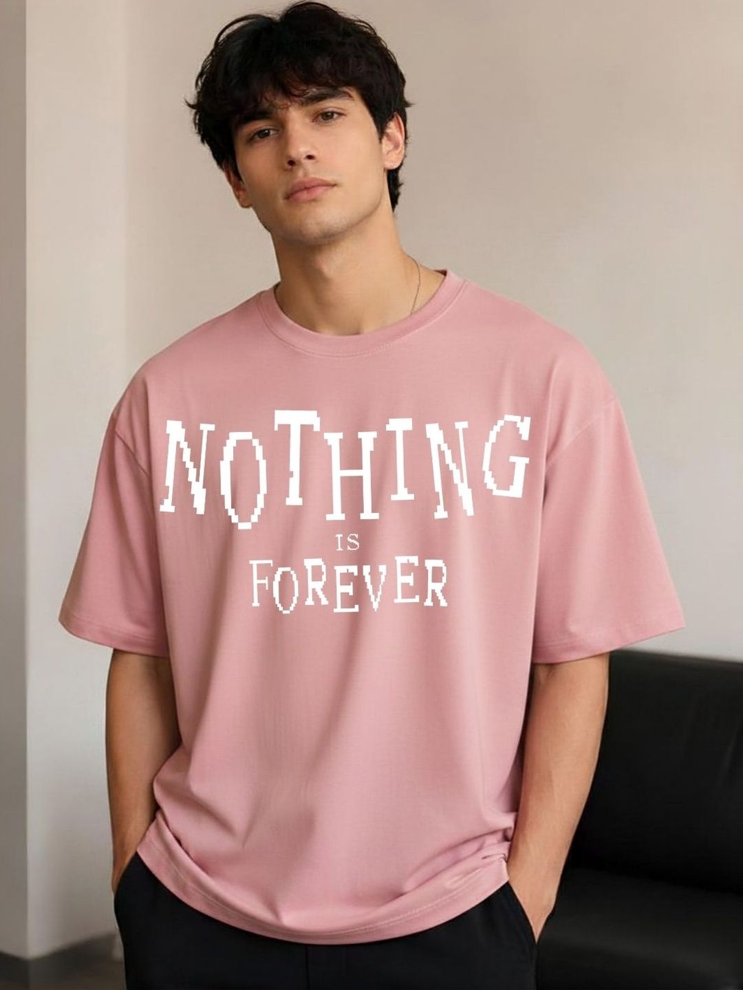 R.Code by The Roadster Life Co. Men Typography Printed T-shirt