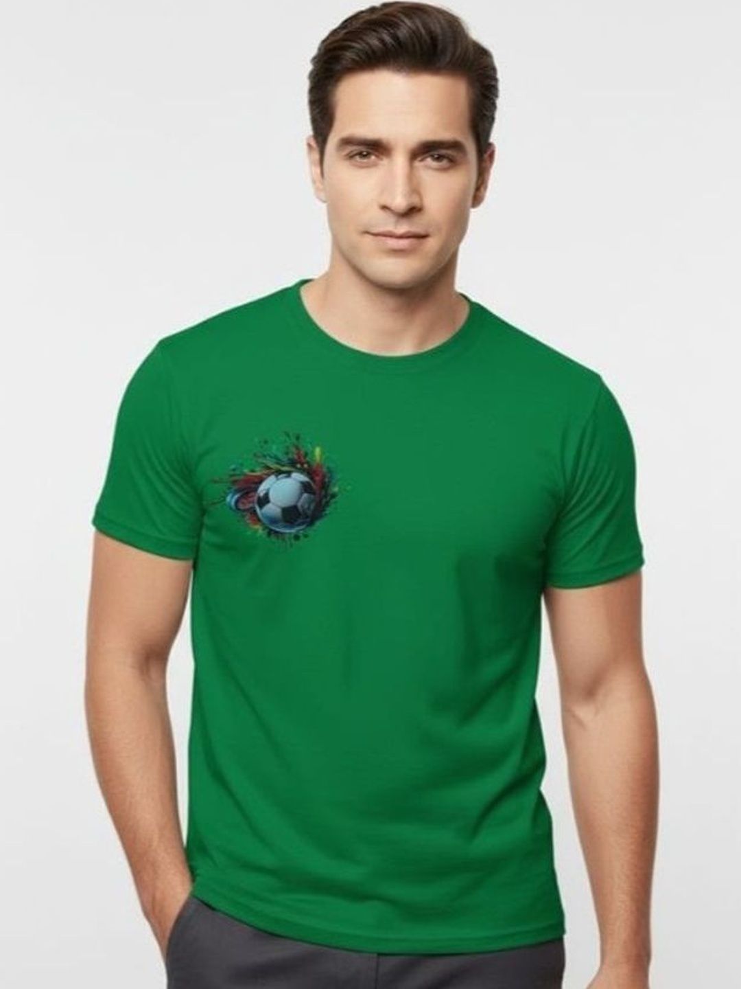 Dezin Men Sports Printed T-shirt