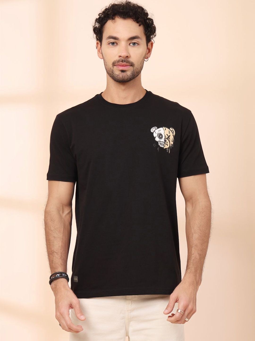 KLOUE Men Printed T-shirt
