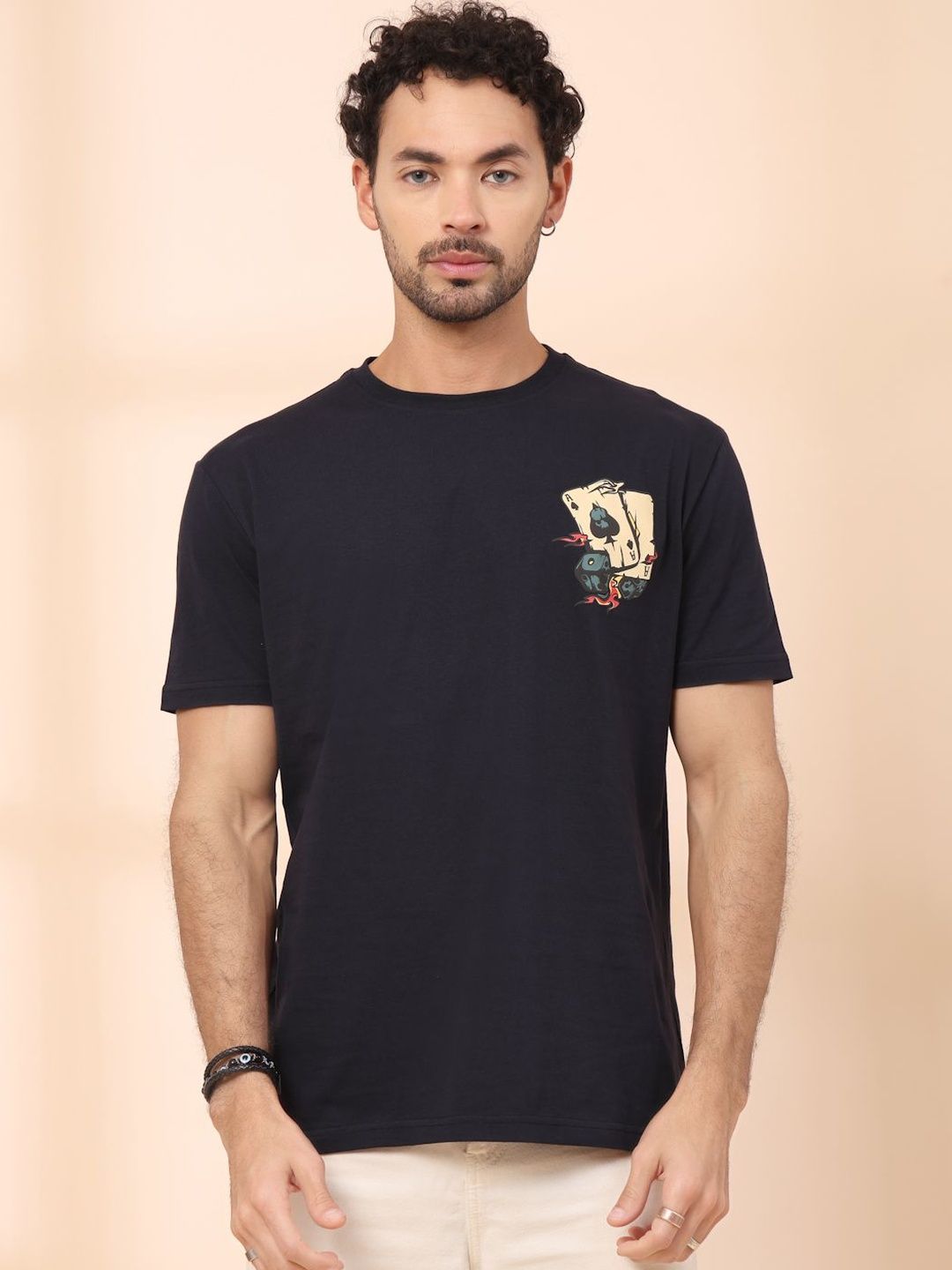 KLOUE Men Printed T-shirt