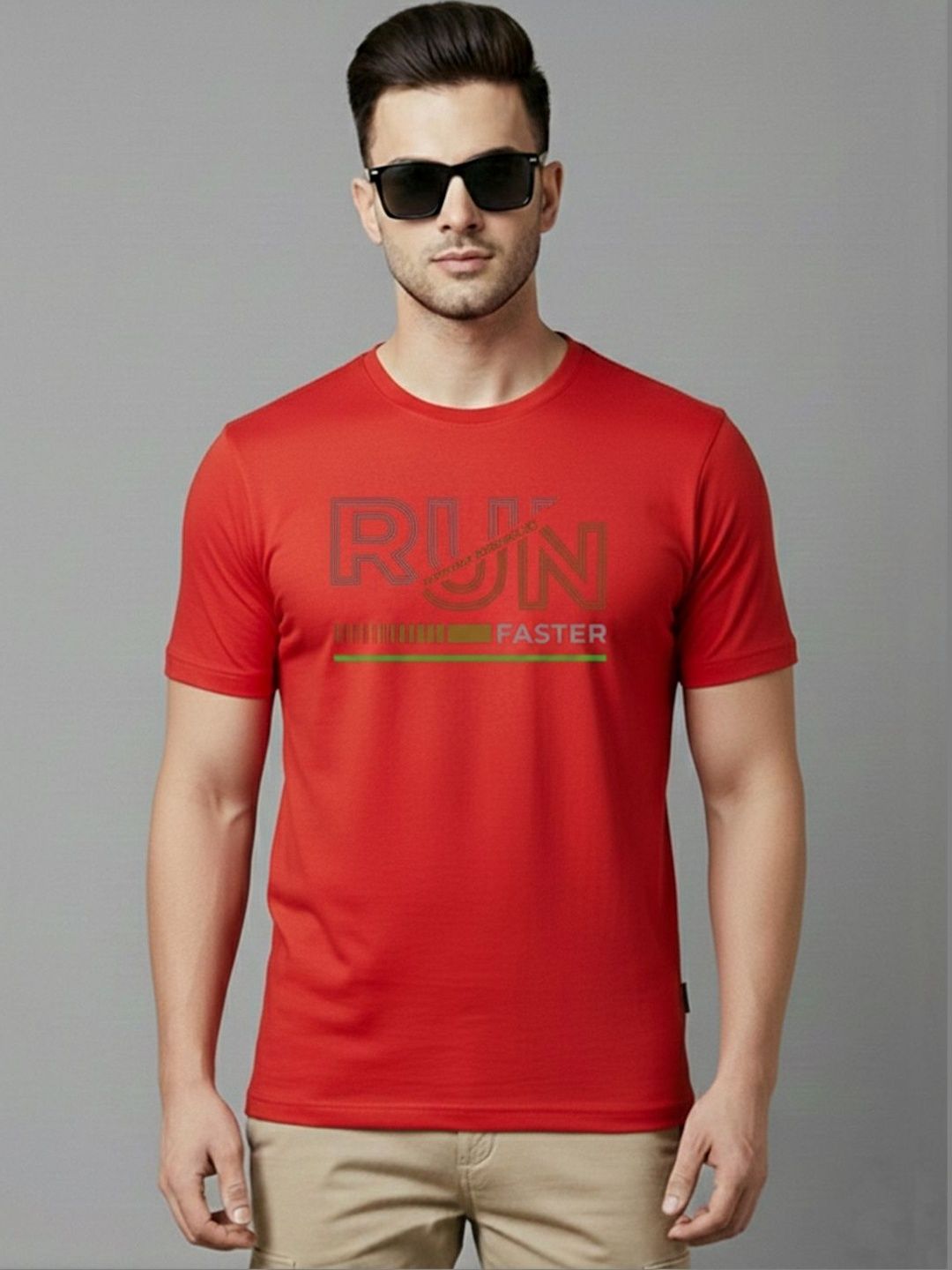 GENSTAR TRENDS Men Typography Printed T-shirt