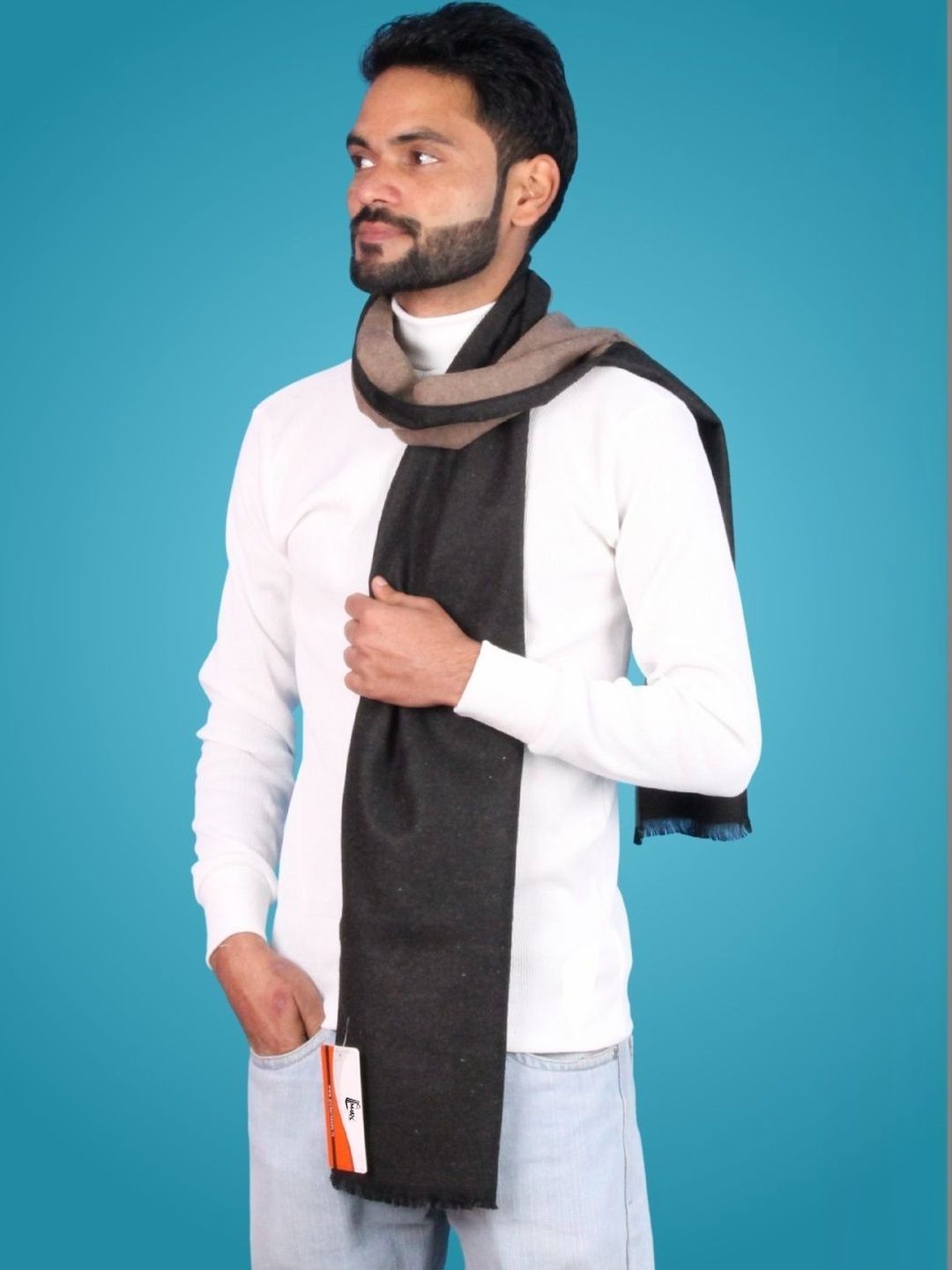 MHAX Men Merino Wool Mufflers