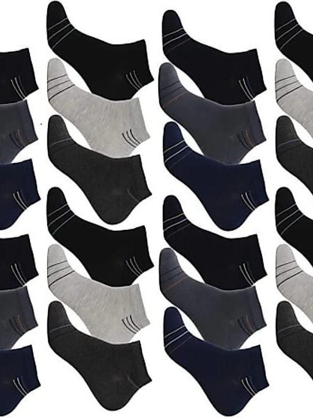 VIPUN Men Cotton Colourblocked Ankle Length Socks