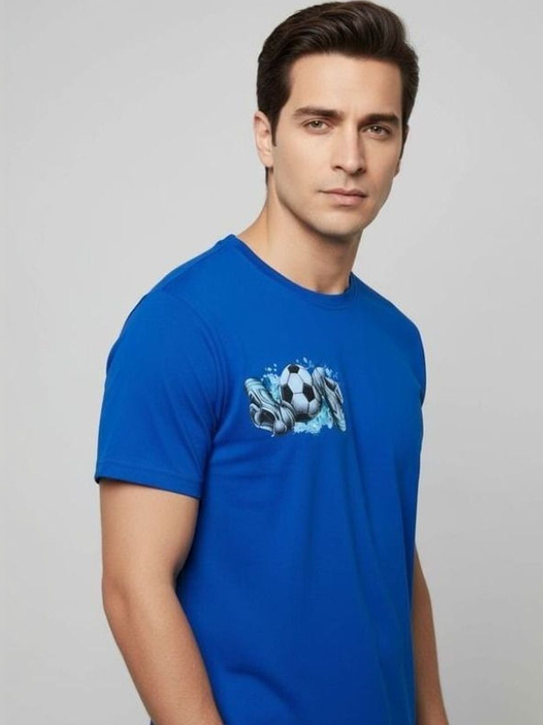 Dezin Men Sports Printed T-shirt
