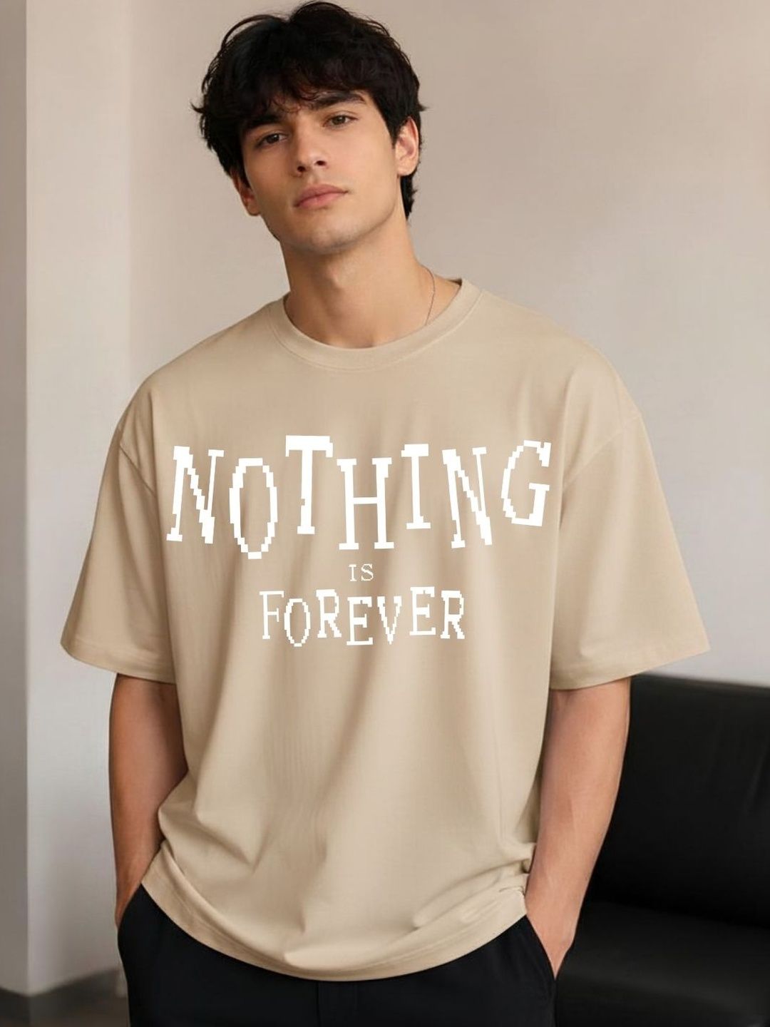 R.Code by The Roadster Life Co. Men Typography Printed T-shirt