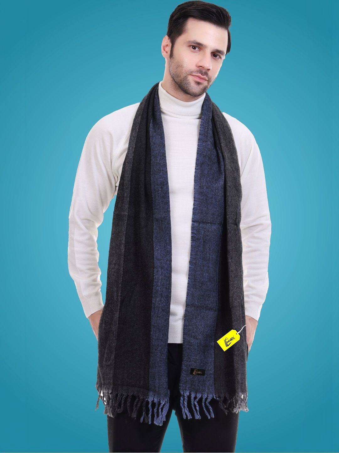 MHAX Men Merino Wool Mufflers