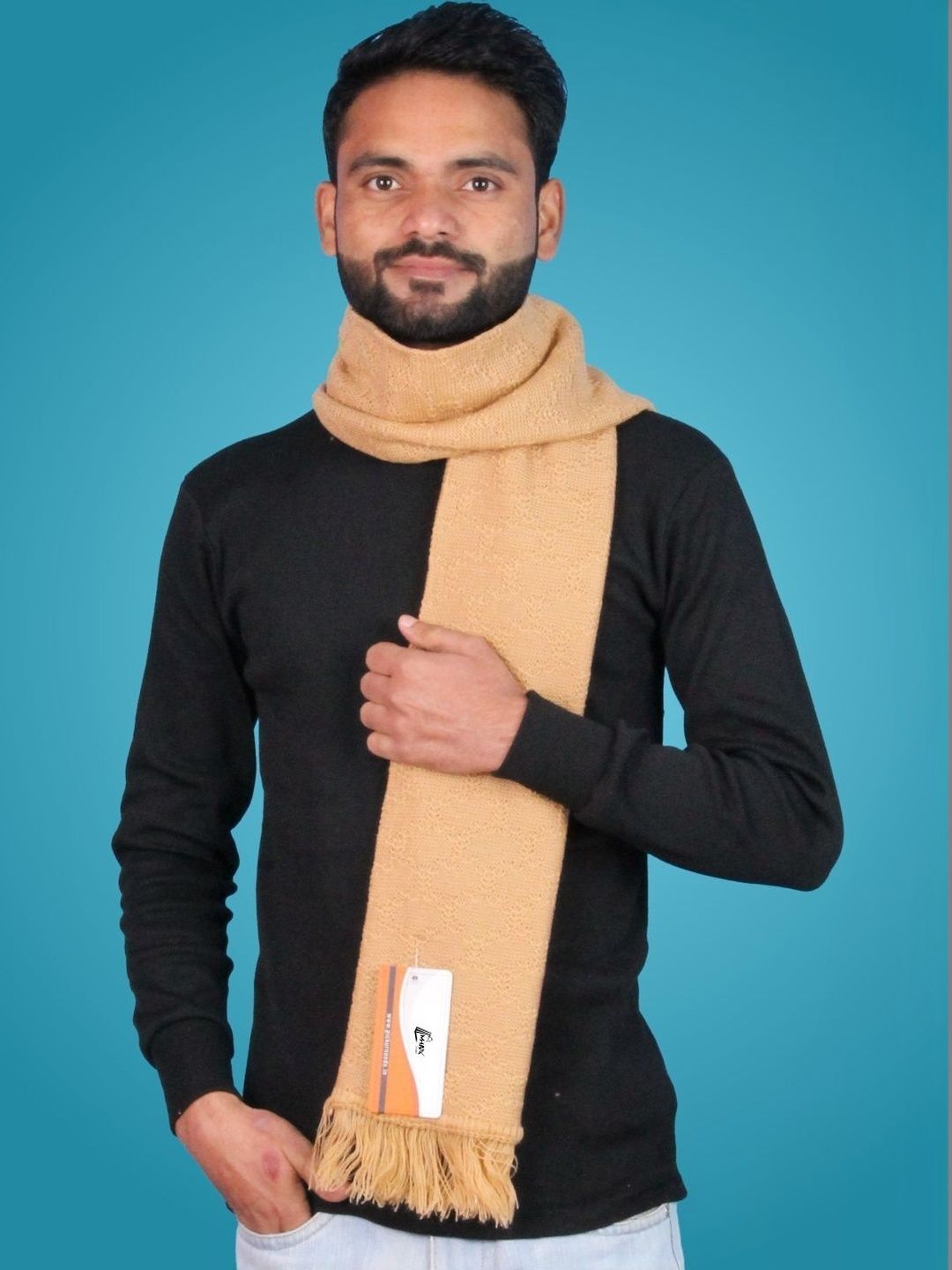 MHAX Men Merino Wool Mufflers