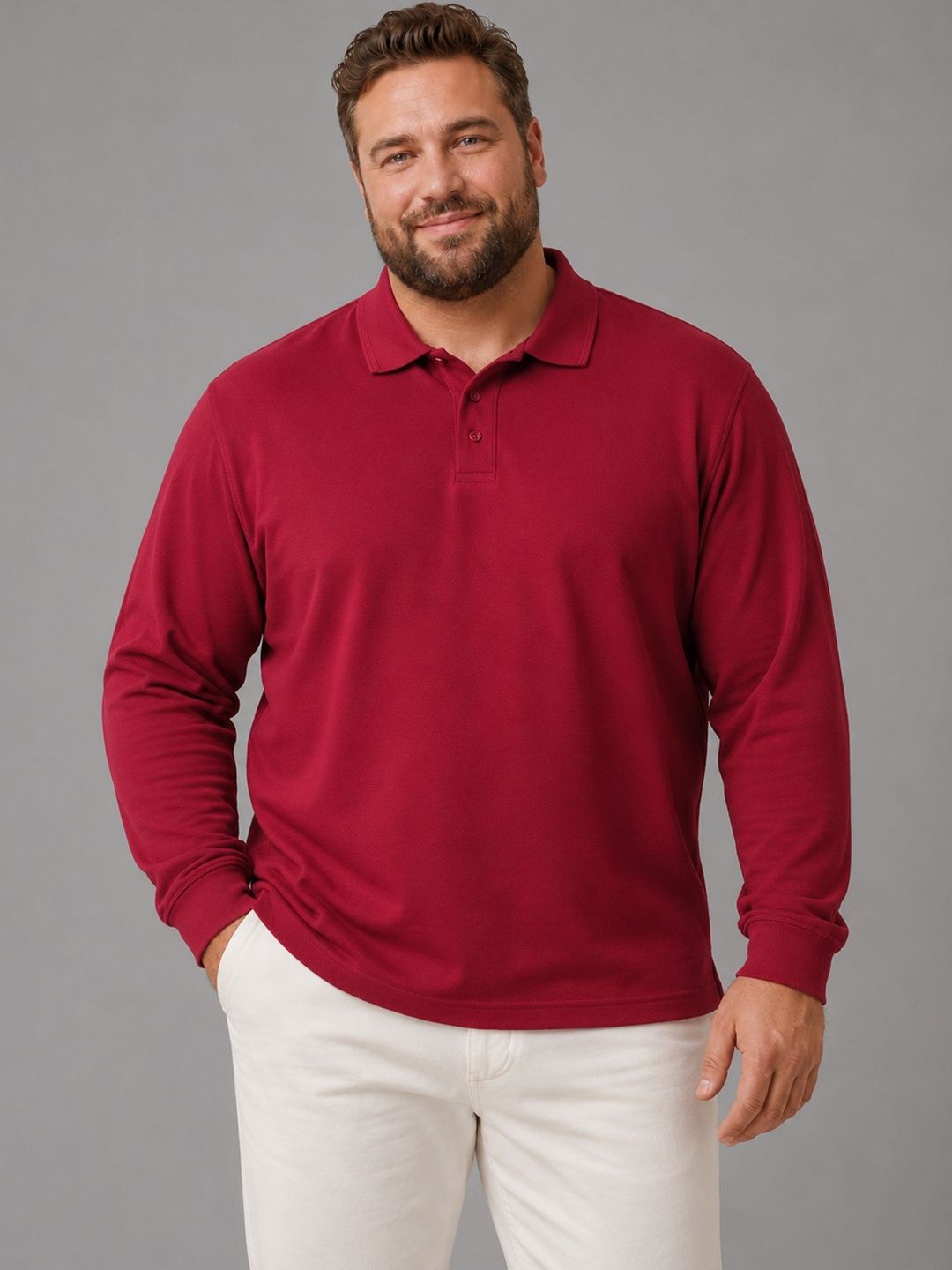 Mast & Harbour Men Polo Collar T-shirt