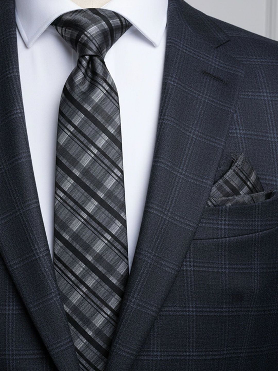 Cazzano Men Striped Skinny Tie