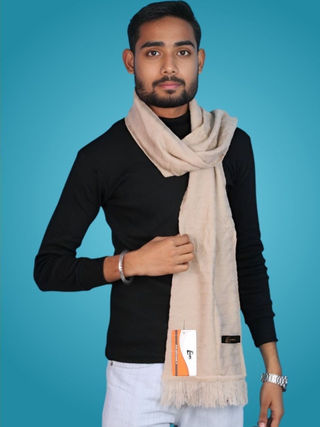 MHAX Men Merino Wool Mufflers