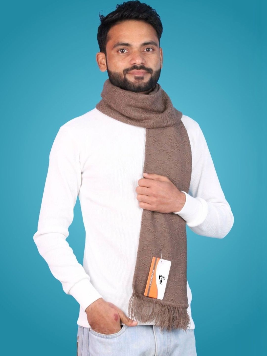 MHAX Men Merino Wool Mufflers