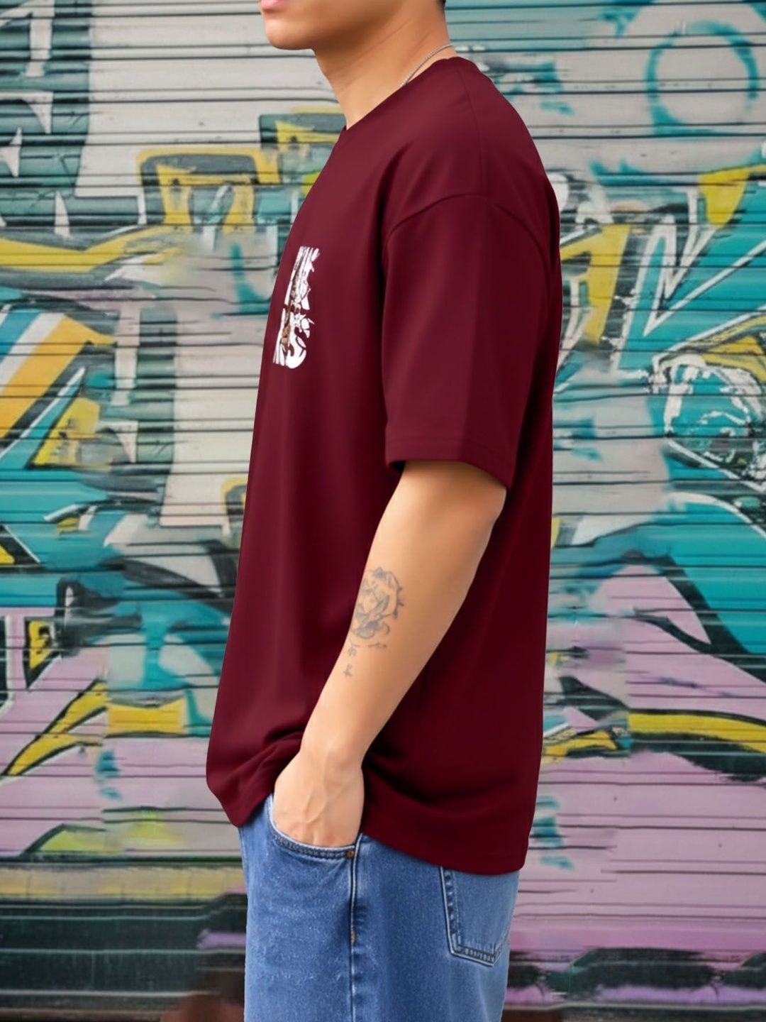AUSK Men Typography Printed T-shirt