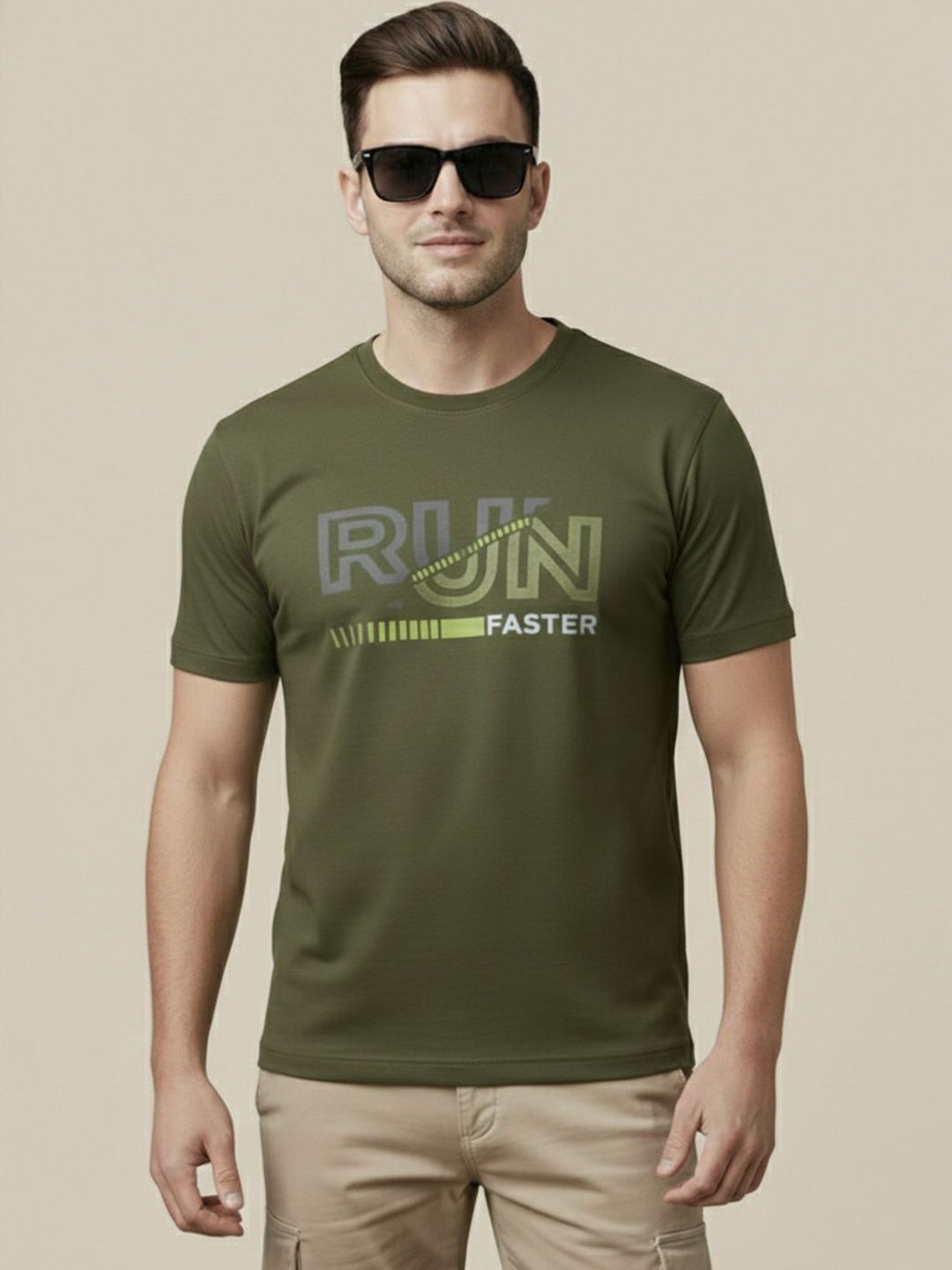 GENSTAR TRENDS Men Typography Printed T-shirt