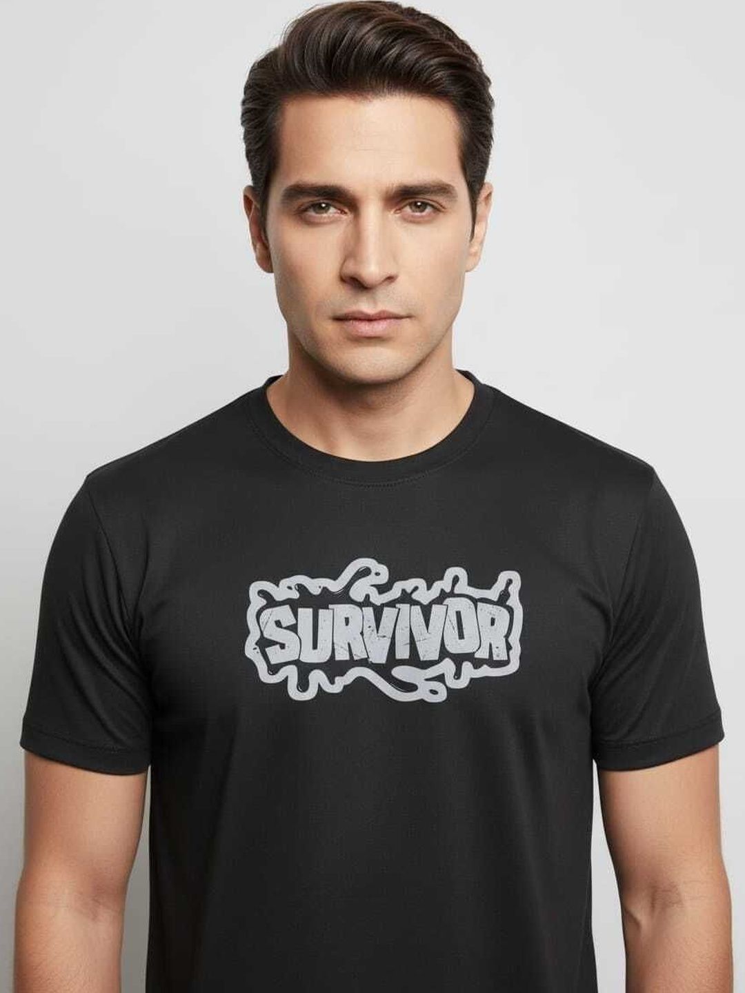 Dezin Men Typography Printed T-shirt