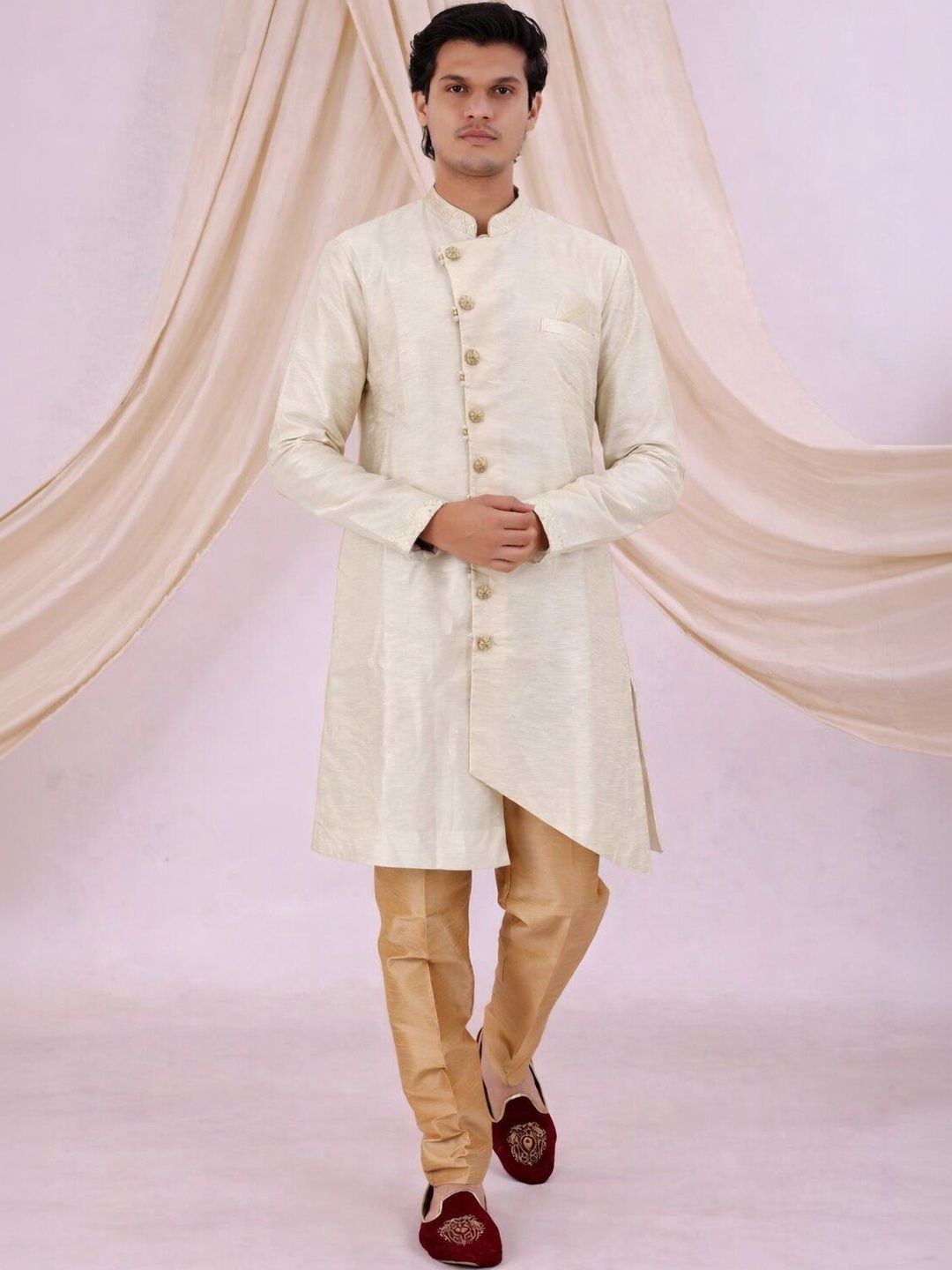 Desibutik Mandarin Collar Sherwani Set