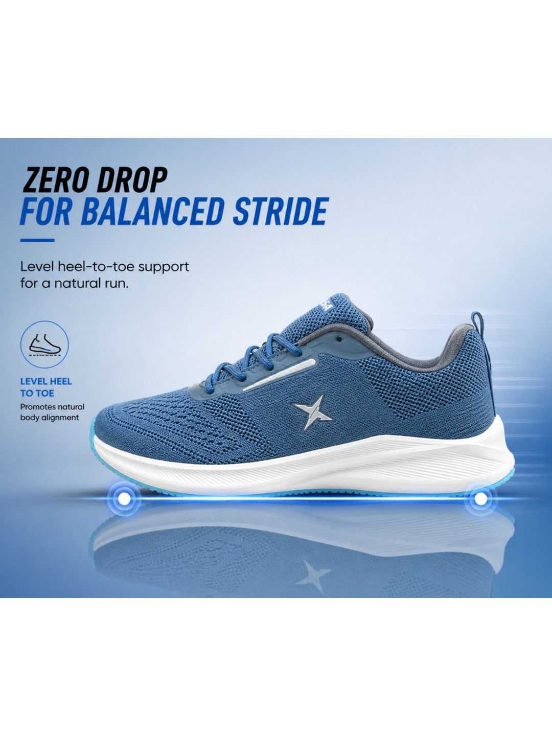 KRAASA Men Textile Running Non-Marking Shoes