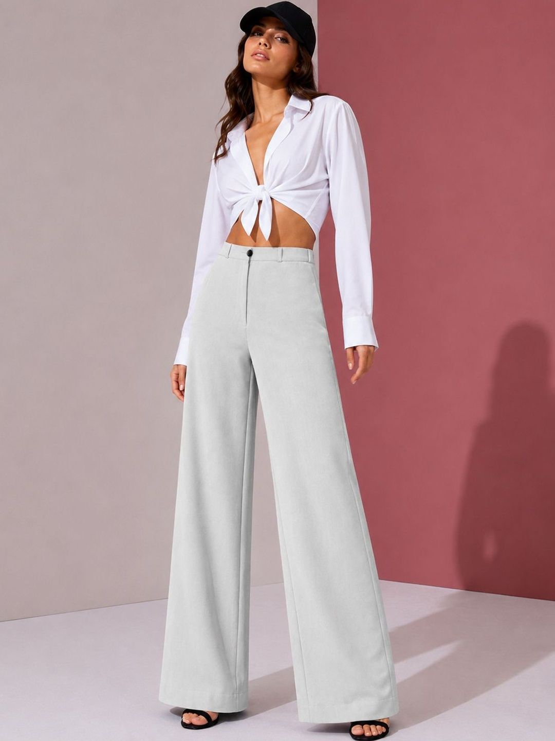 Neon Femme Women High-Rise Trousers