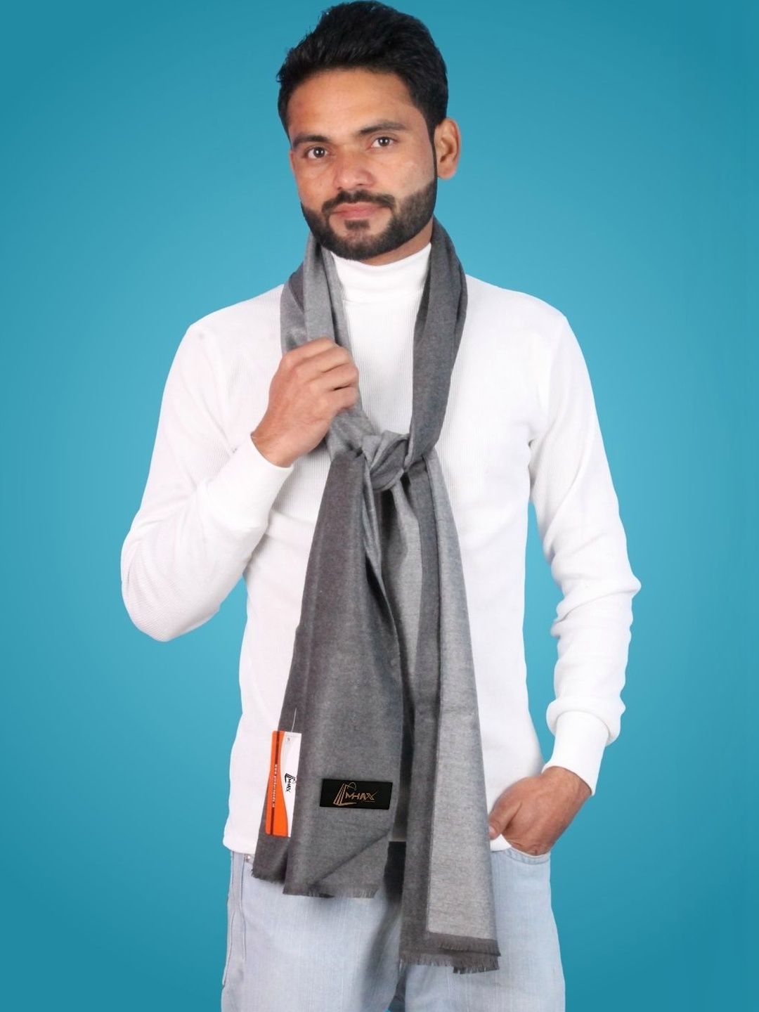 MHAX Men Merino Wool Mufflers