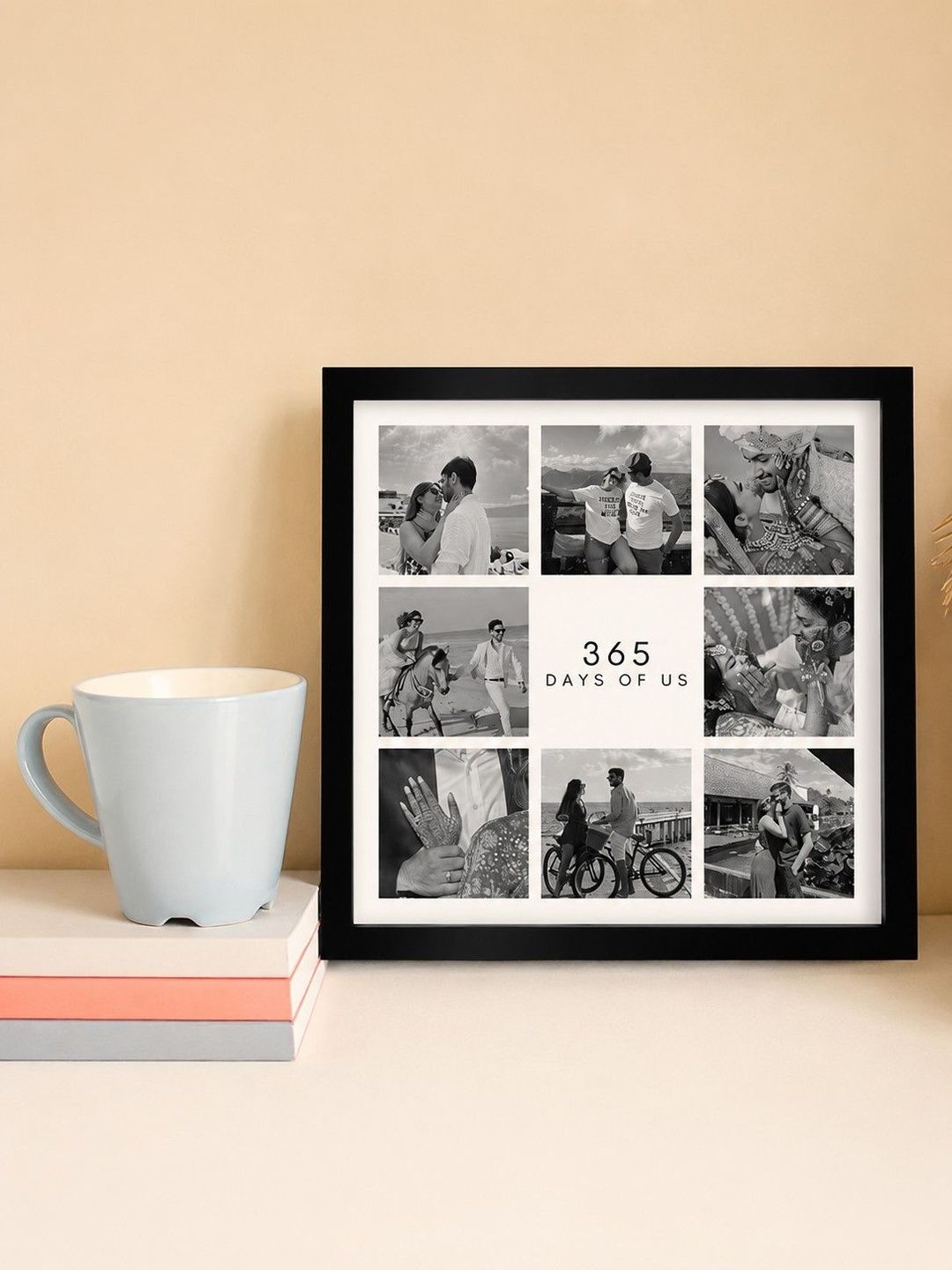 Confetti Gifts Confetti Gifts Black 1 Pieces Wood Table Photo Frames