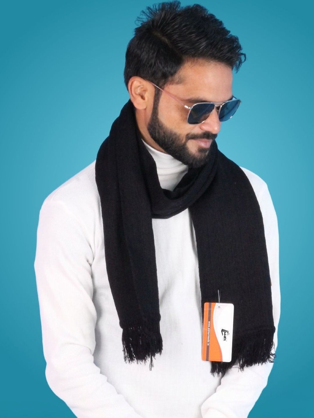 MHAX Men Merino Wool Mufflers