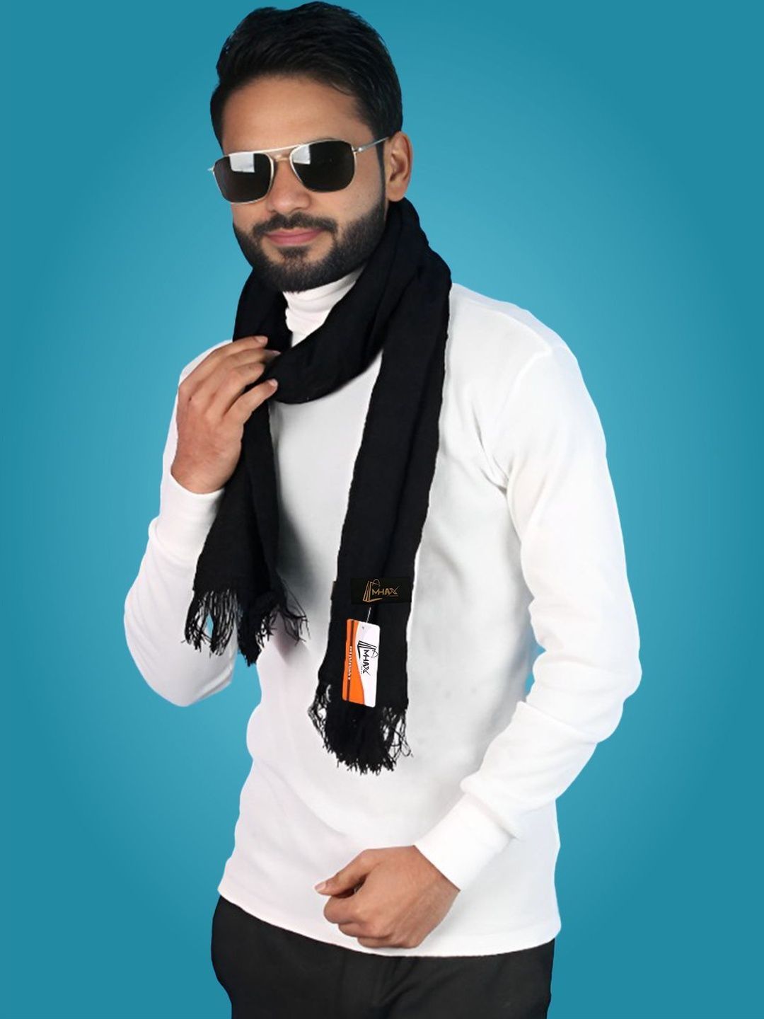 MHAX Men Merino Wool Mufflers