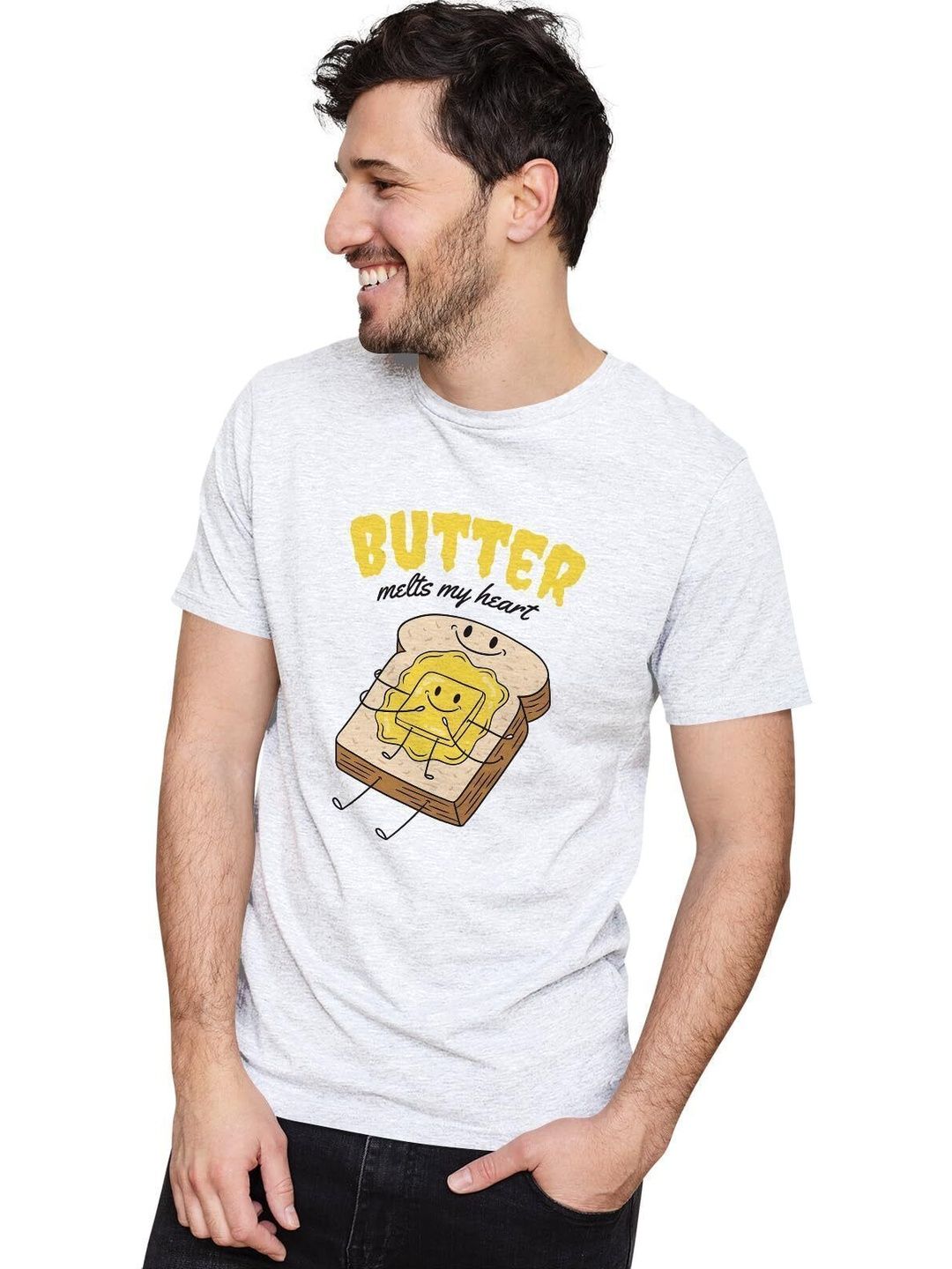 Dezin Men Printed Pure Cotton T-shirt
